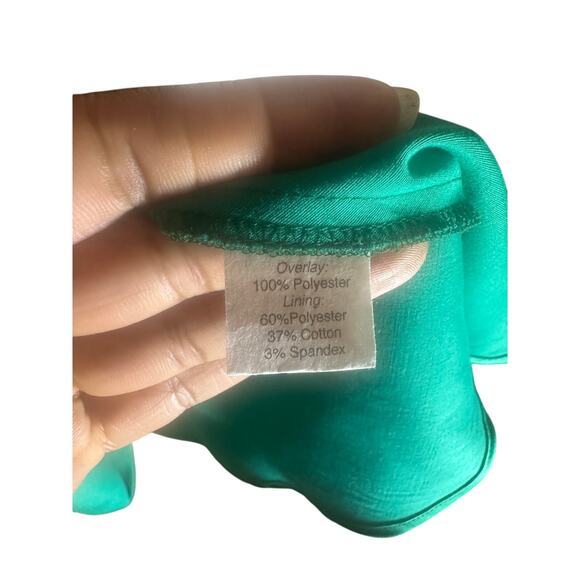 Stop Staring! Women's 6 Emerald Green Fit & Flare Party Dress Vintage-Inspired - Picture 7 of 13